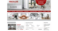 Desktop Screenshot of immoflore.com